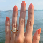 Rae 2.01ct Emerald Cut Diamond Engagement Ring
