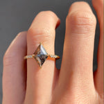 Emerson Salt & Pepper Diamond Engagement Ring