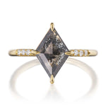Emerson Salt & Pepper Diamond Engagement Ring