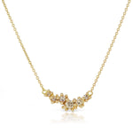 Ruth Tomlinson Champagne Diamond Cluster Necklace