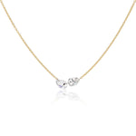 Pear Diamond Drop Necklace