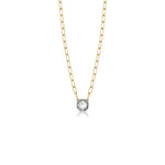 Rose Cut Diamond Summer Pendant Necklace