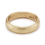Men's 14k Oval Section Wedding Band