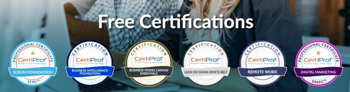 CertiProf invites the community to explore its free certifications, get certified, and obtain international recognition.